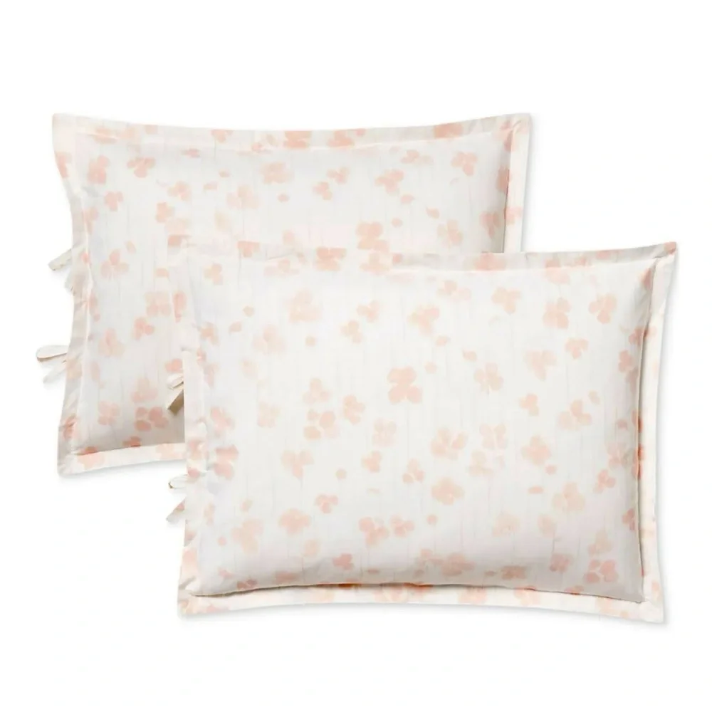 Ralph Lauren Home “Anya” Floral Blush Pink Duvet Bed Cover Set Size King…